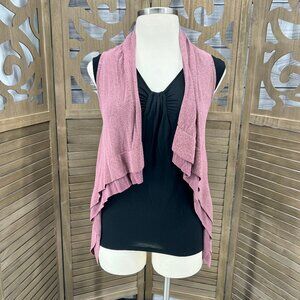 Pink Knit Sweater Vest Size XS